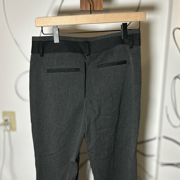 Express Dark Gray Editor Straight Leg Pants, Women’s 2 Long - Picture 5 of 5